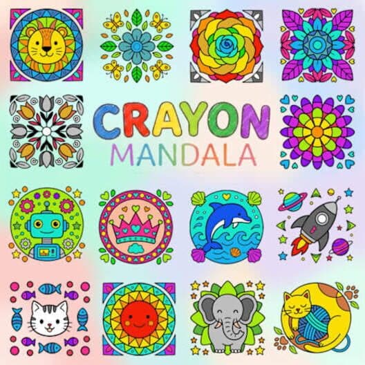 Crayon Mandala