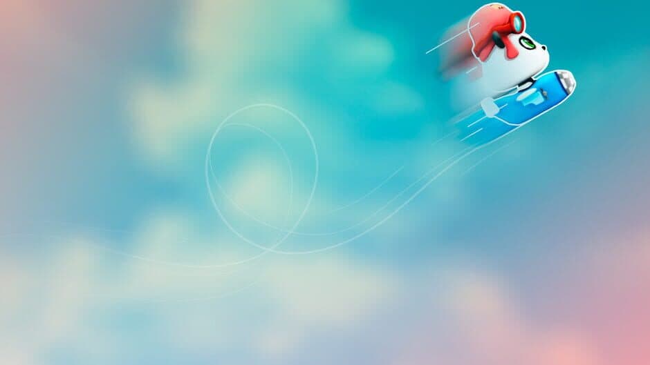 Panda in the clouds banner