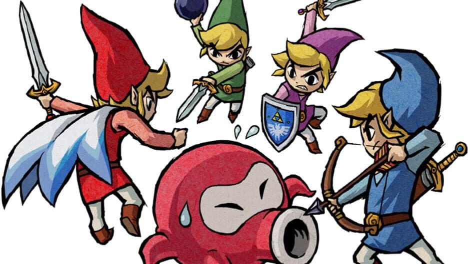 The Legend of Zelda: Four Swords banner