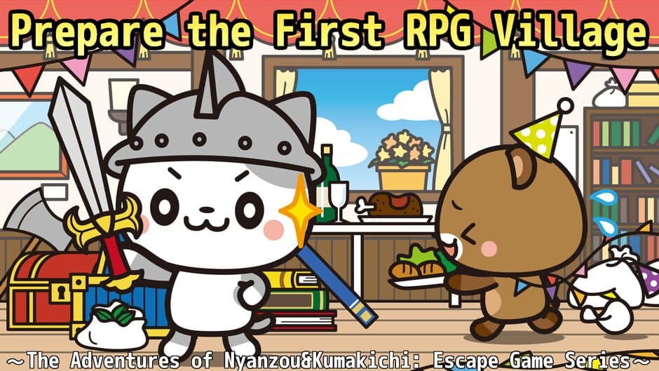 Prepare the First RPG Village: The Adventures of Nyanzou&Kumakichi - Escape Game Series banner