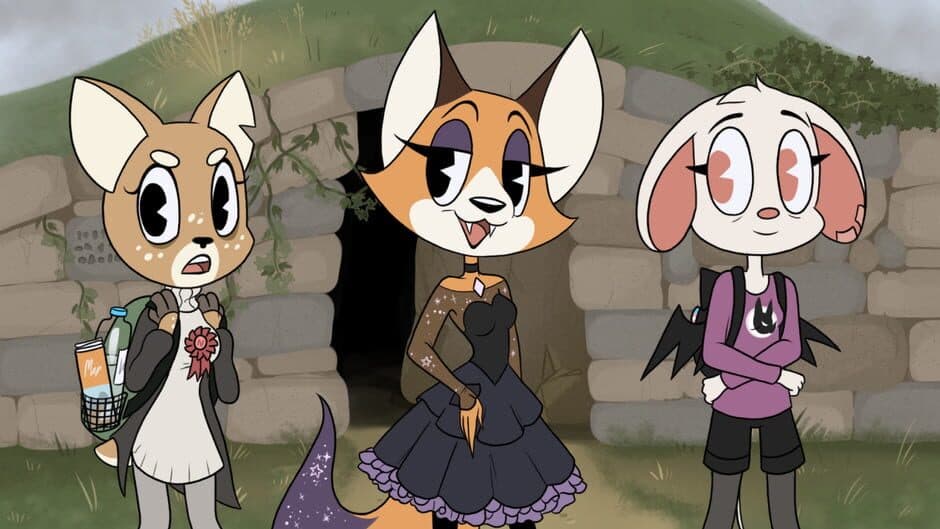 Three Lesbians in a Barrow banner