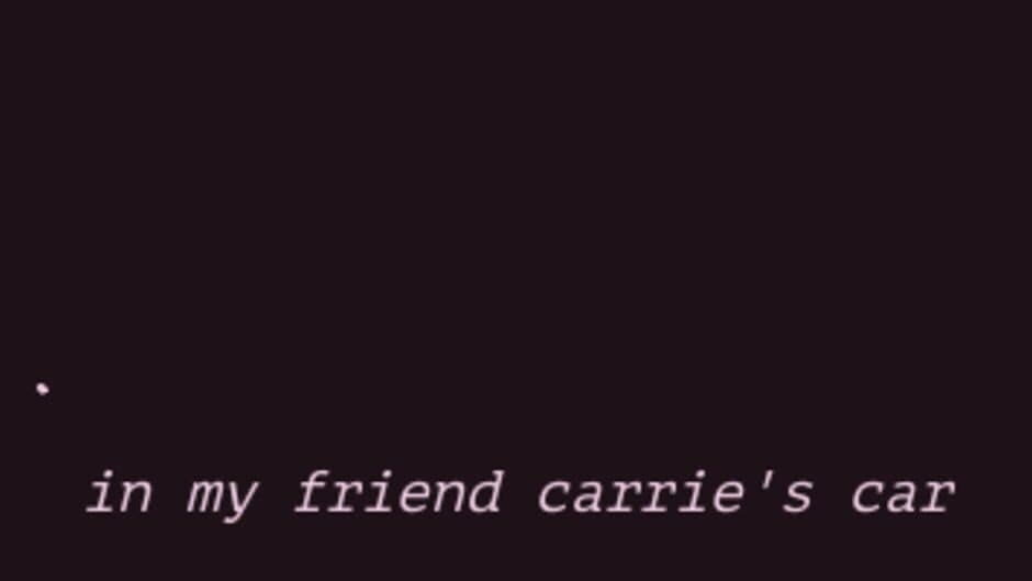 In My Friend Carrie's Car banner