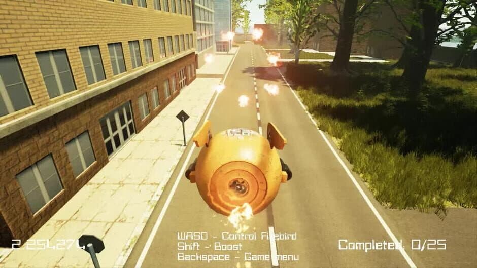 FreeFly Burning banner