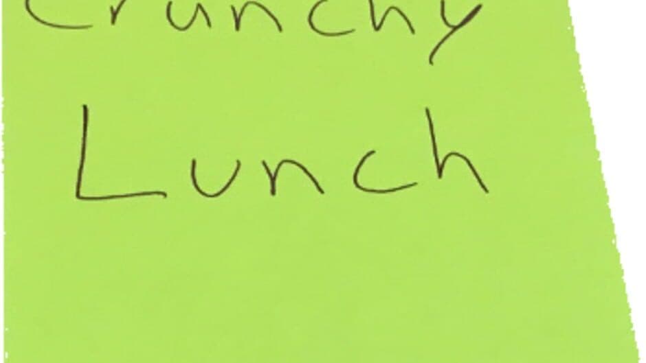 Crunchy Lunch banner