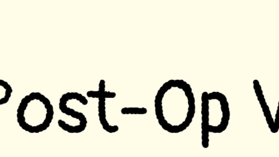 Peyton's Post-Op Visits banner