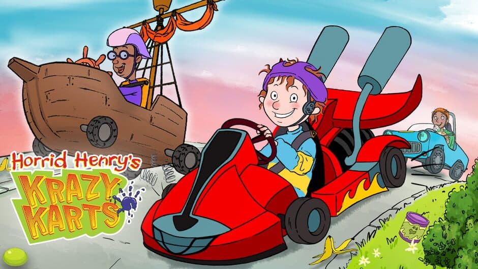 Horrid Henry's Krazy Karts banner