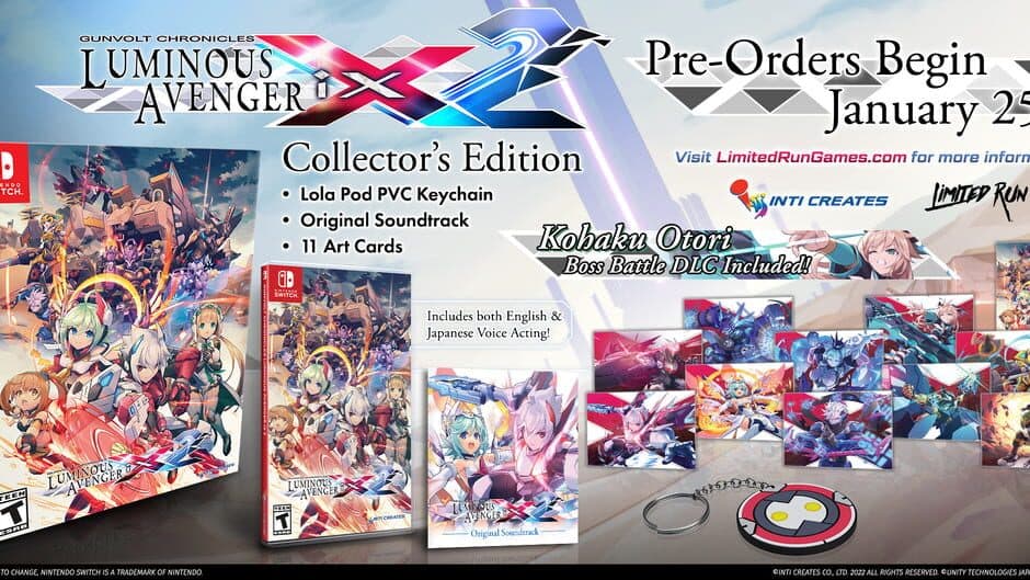 Gunvolt Chronicles: Luminous Avenger iX 2 - Limited Edition banner