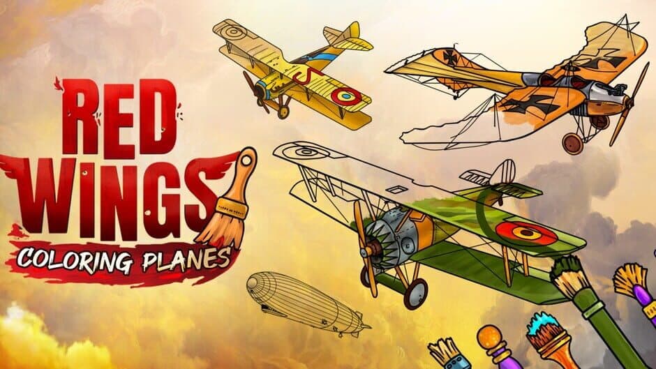 Red Wings: Coloring Planes banner