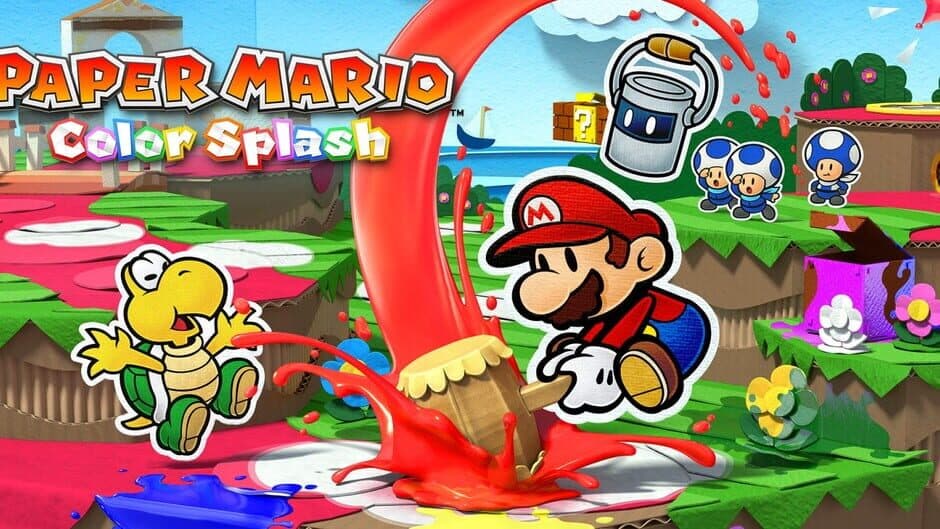Paper Mario: Color Splash banner