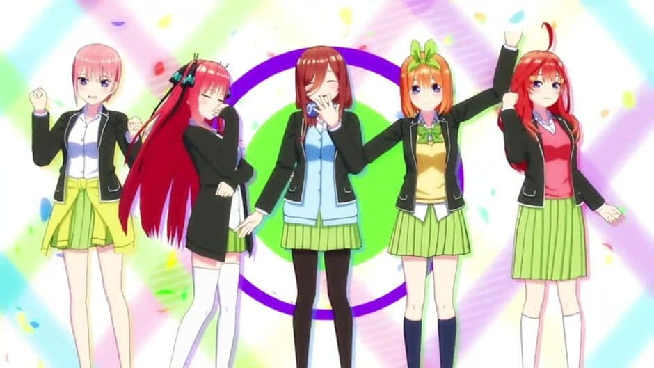 The Quintessential Quintuplets: The Quintuplets Can't Divide the Puzzle Into Five Equal Parts banner