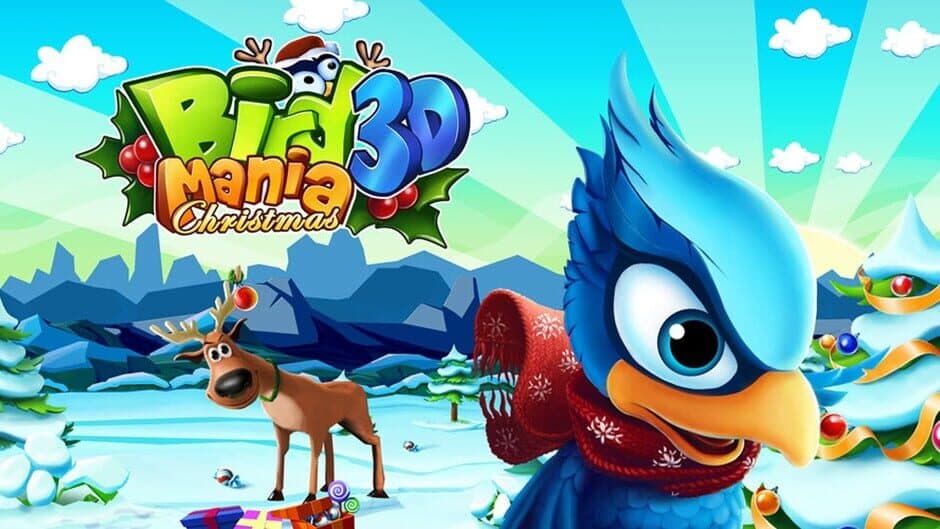 Bird Mania 3D Christmas banner