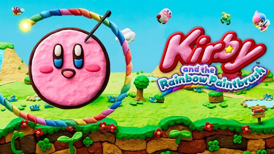Kirby and the Rainbow Curse banner
