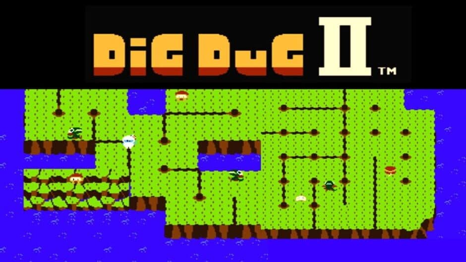Dig Dug II: Trouble in Paradise banner