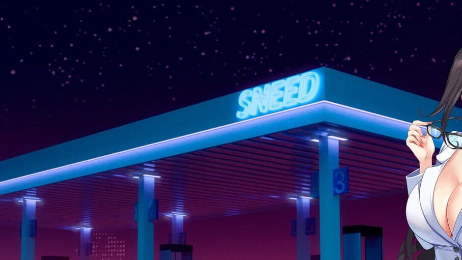 Anime Gas Station banner