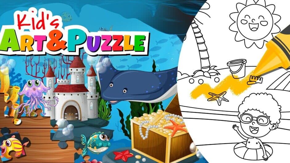 Kid's Art & Puzzle banner