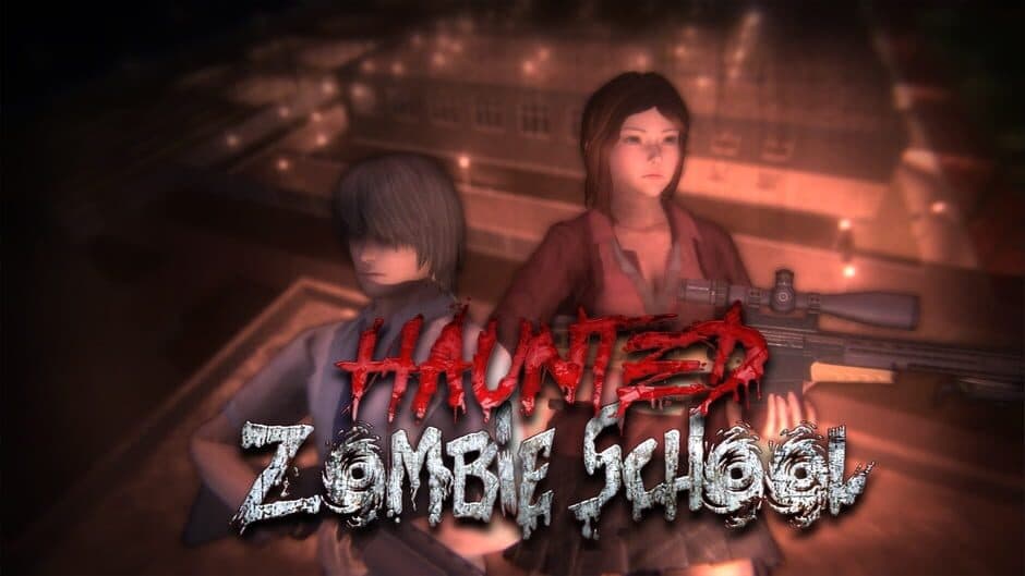 Haunted Zombie School banner