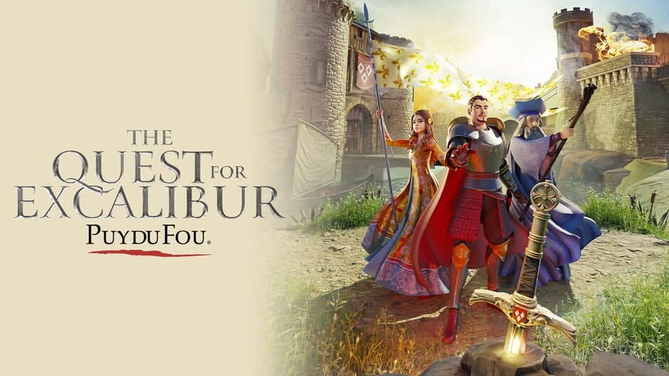 The Quest for Excalibur: Puy du Fou banner