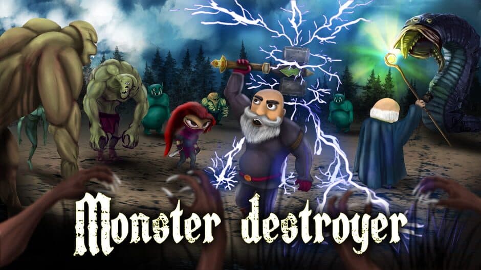 Monster destroyer banner