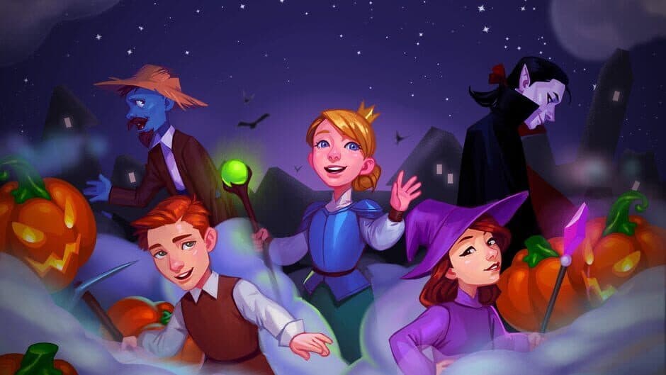 Gnomes Garden: Halloween banner