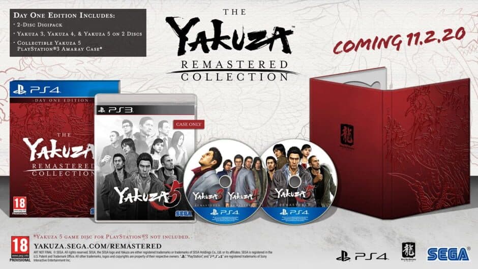 The Yakuza Remastered Collection: Day One Edition banner