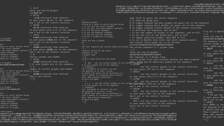 Glyph Guesser banner