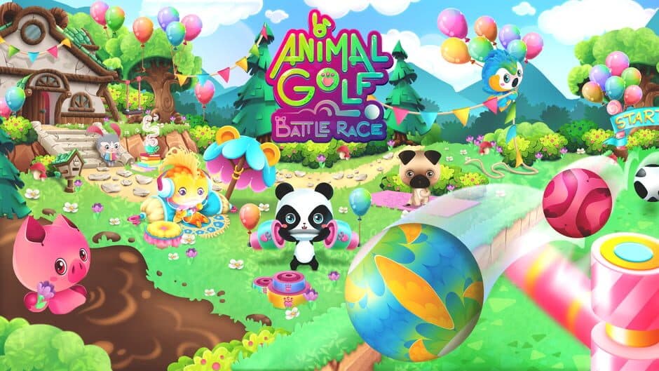 Animal Golf: Battle Race banner