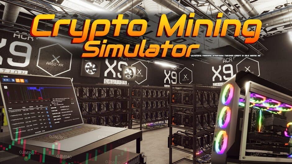 Crypto Mining Simulator: Ultimate Trading Strategy Tycoon Craft & Idle Game 3D banner