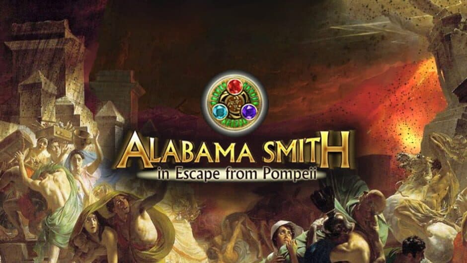 Alabama Smith in Escape from Pompeii banner