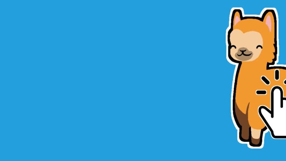 Lhama Clicker banner