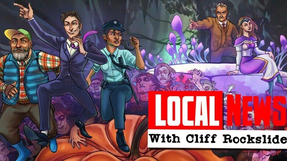 Local News with Cliff Rockslide banner