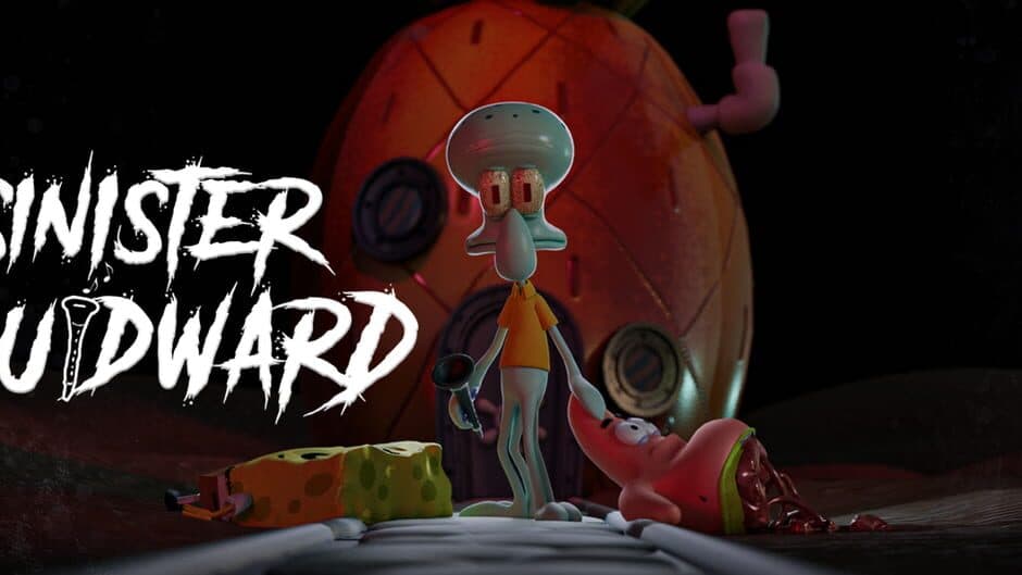 Sinister Squidward banner