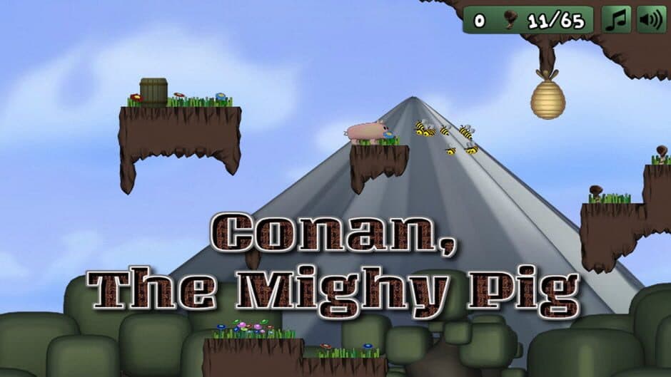 Conan the mighty pig banner