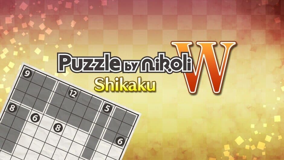 Puzzle by Nikoli W Shikaku banner