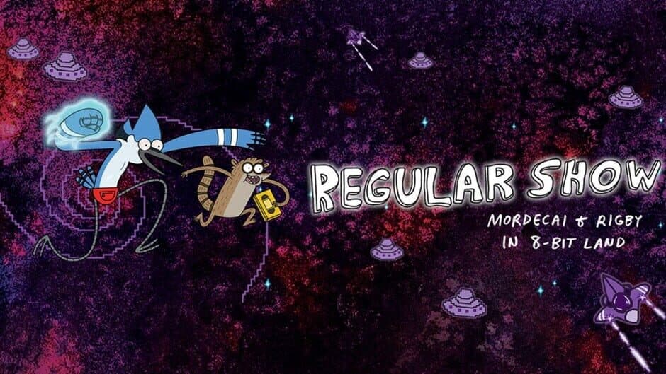 Regular Show: Mordecai and Rigby in 8-Bit Land banner