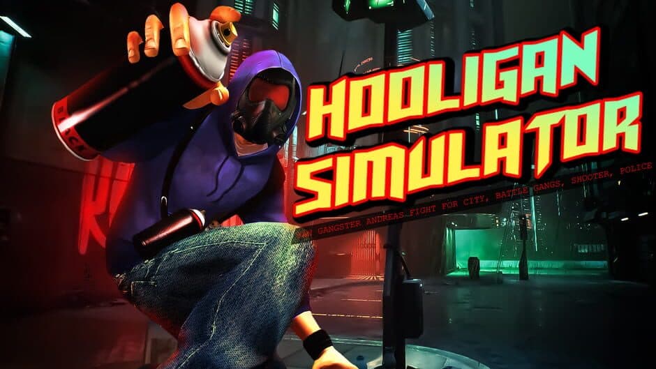 Hooligan Simulator: San Gangster Andreas Fight for City, Battle Gangs, Shooter, Police banner