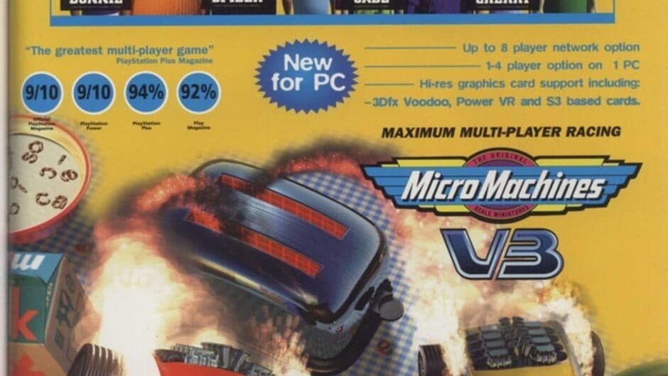 Micro Machines V3 banner