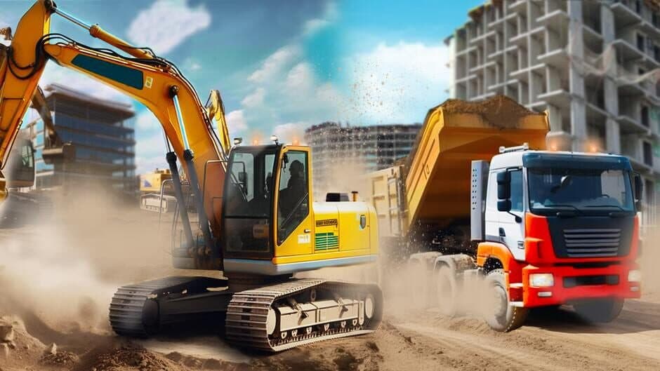 Construction Machine Simulator 2023: Hard Truck Work Job banner