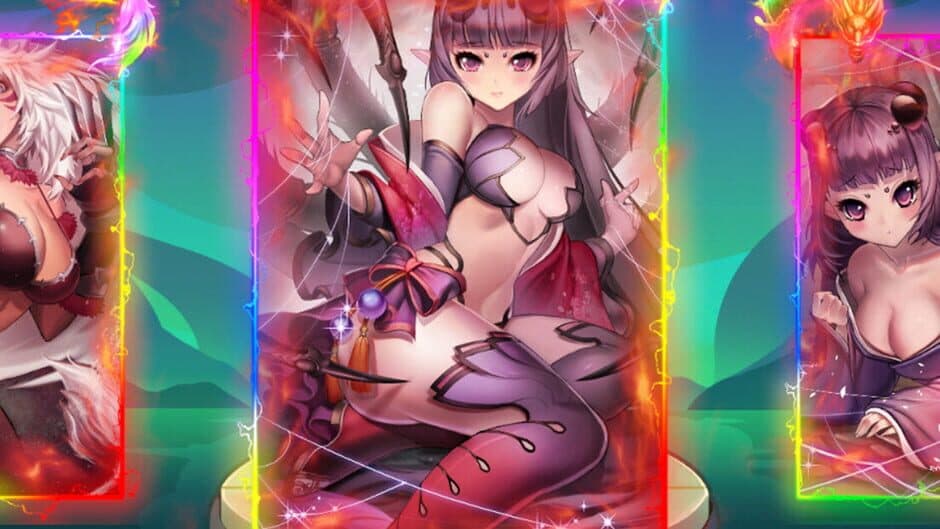 Black silk girl banner