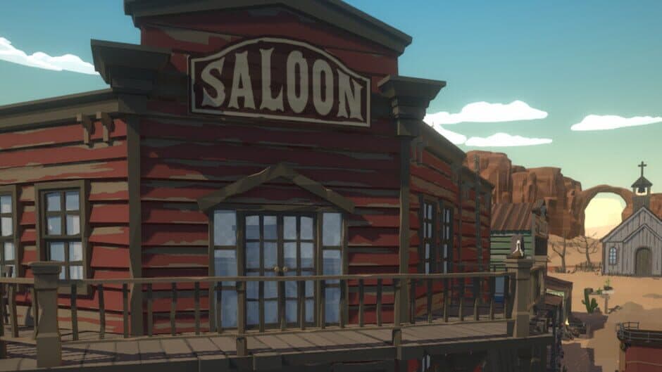 Wild West Saloon banner