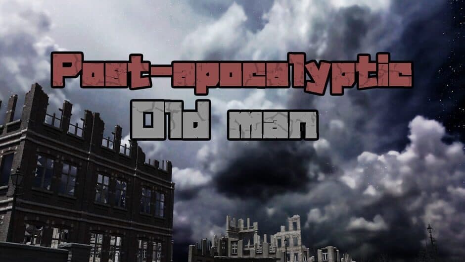 Post-apocalyptic Old man banner