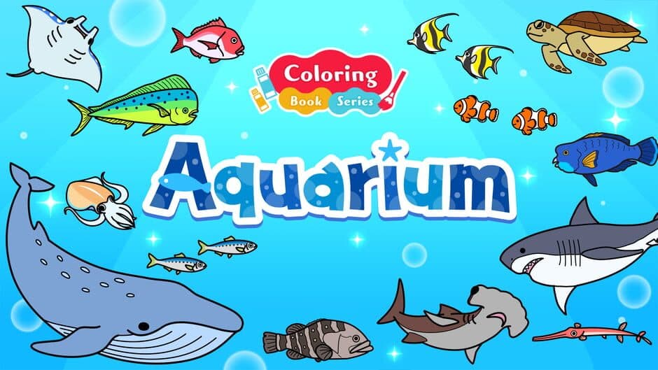 Coloring Book Series: Aquarium banner