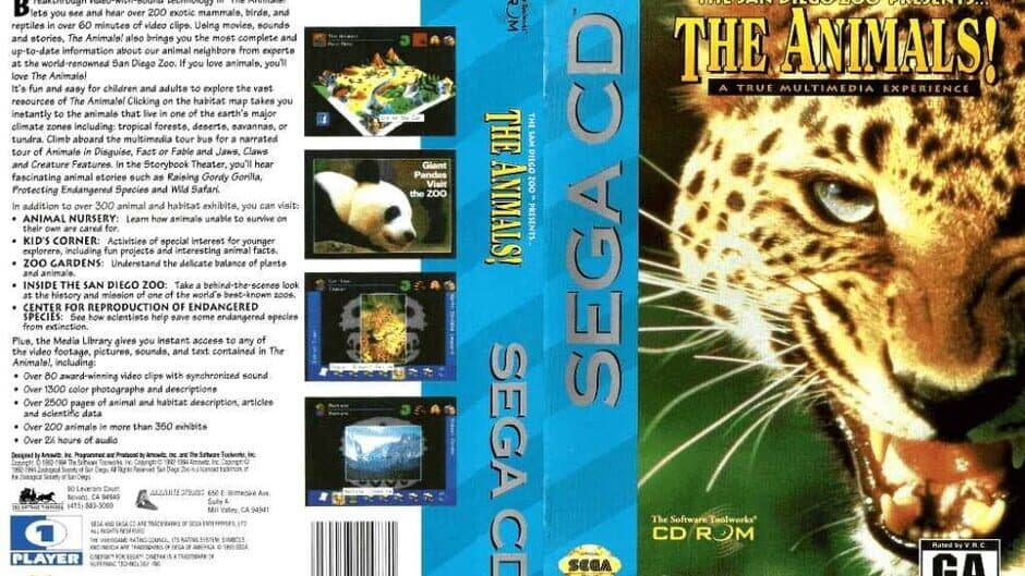 San Diego Zoo Presents: The Animals! banner