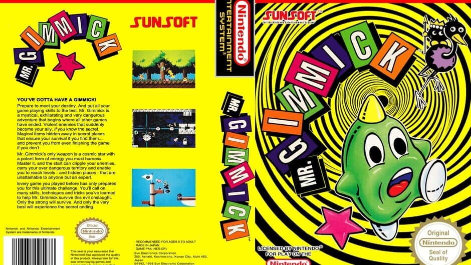 Mr. Gimmick banner