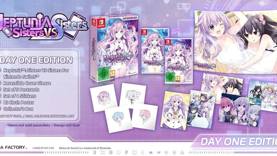 Neptunia: Sisters vs. Sisters - Day One Edition banner