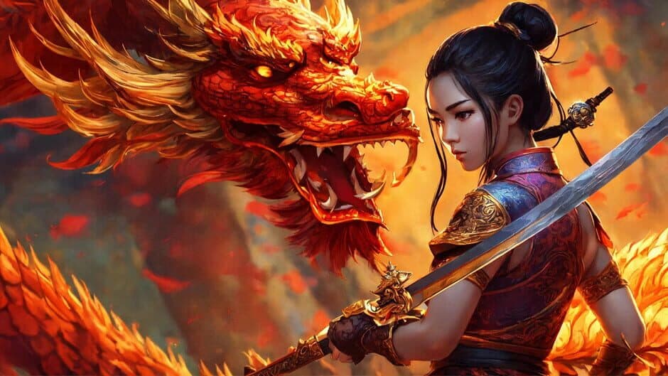Dragon Warrior Girl banner