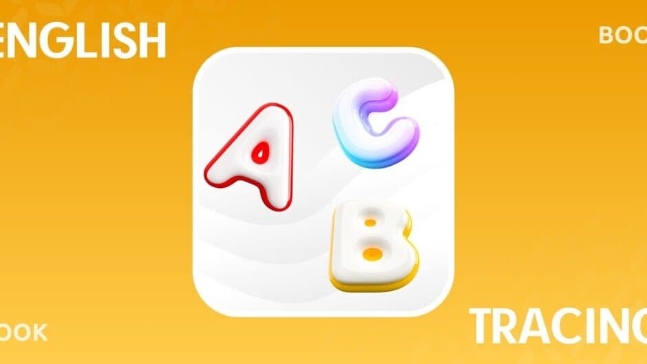 English Tracing Book banner