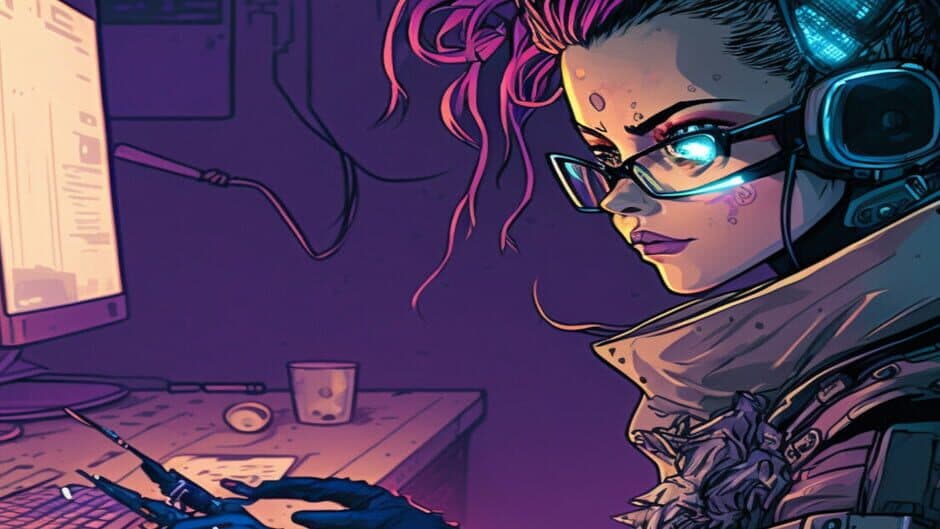 Lila's Synthetic Shadows banner