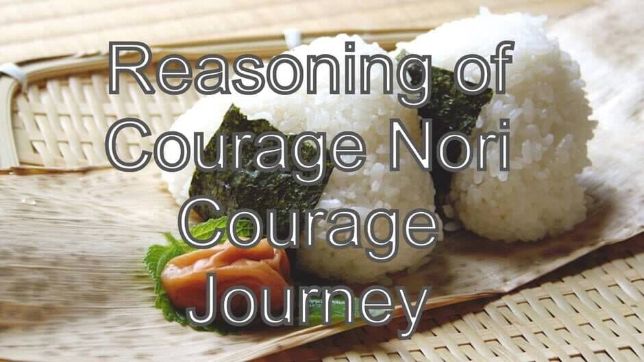 Reasoning of Courage Nori Courage Journey banner