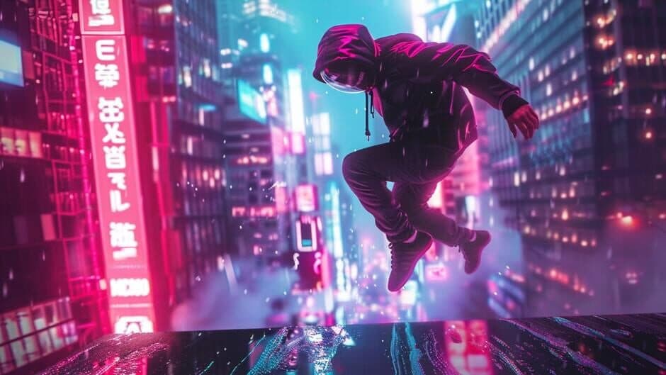 Cyberpunk Parkour Uprising banner