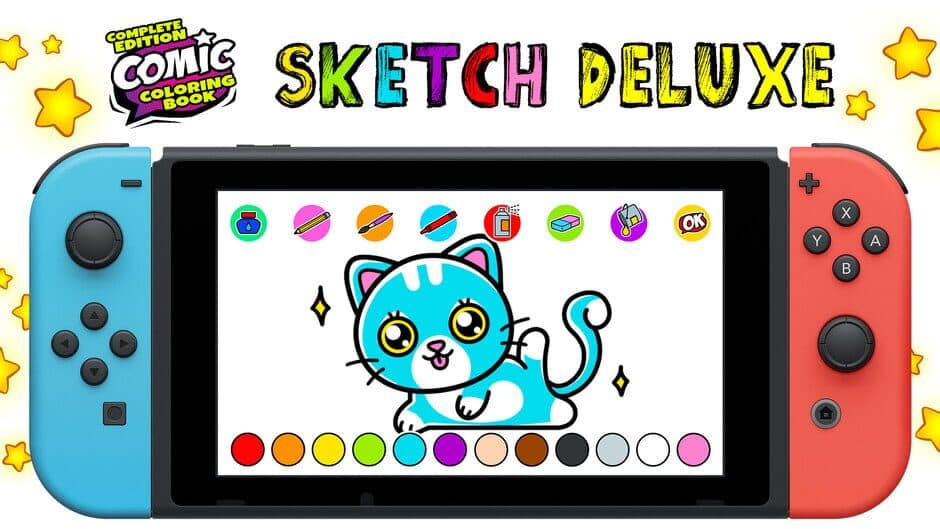 Comic Coloring Book: Complete Edition Sketch Deluxe banner